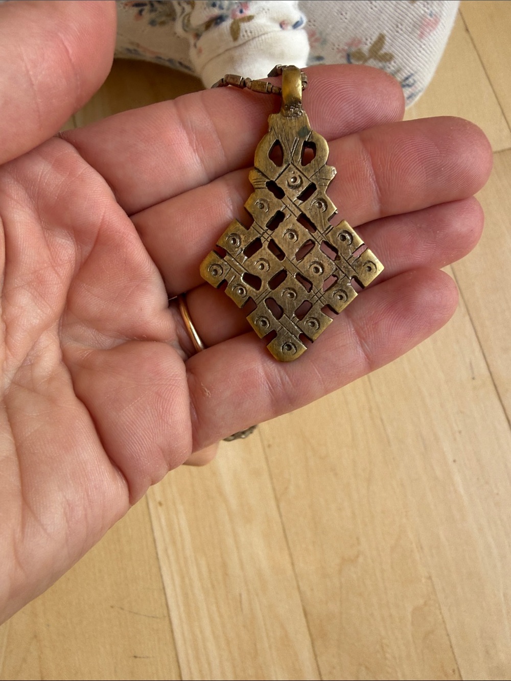 Handcrafted Coptic Cross - Picture 2 of 3